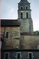 Civaux - Eglise romane de Saint Gervais & Saint Protais - Clocher (coupe) (photo Mrugala)